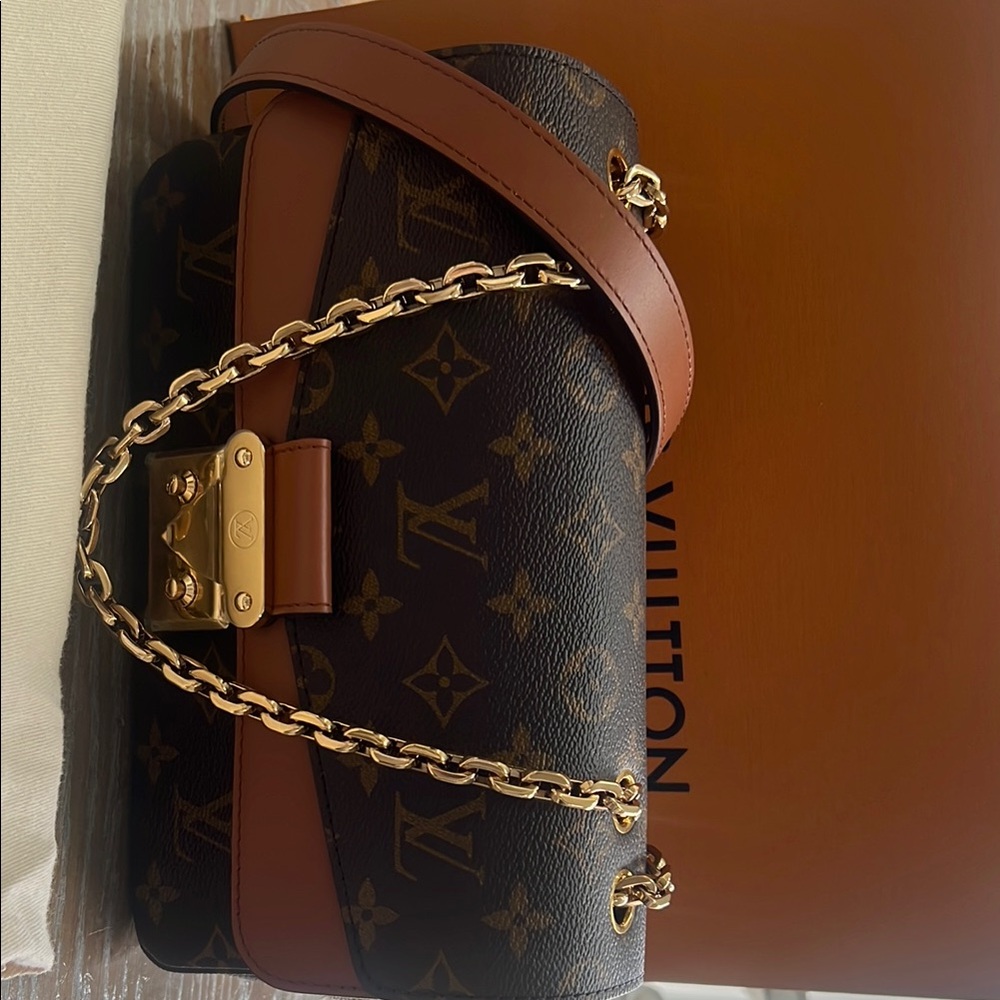 Louis Vuitton Monogram Brown and Gold Bag